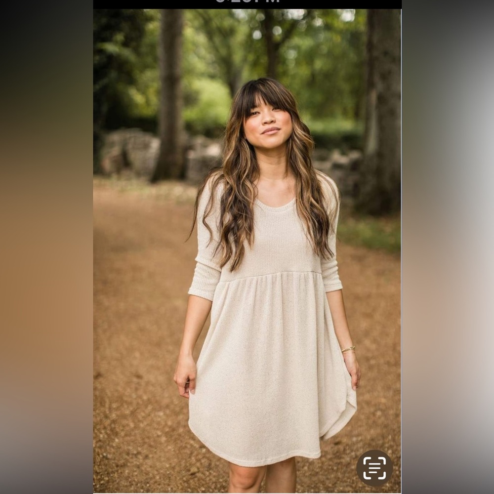 Boutique Grey Knit Dress